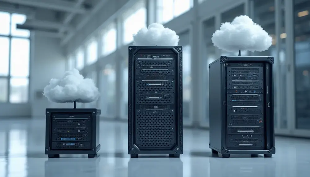 Vergleich von shared hosting, dedicated hosting und cloud hosting